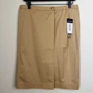 Lauren Ralph Lauren Wrap Pencil Skirt Size 8 NWT